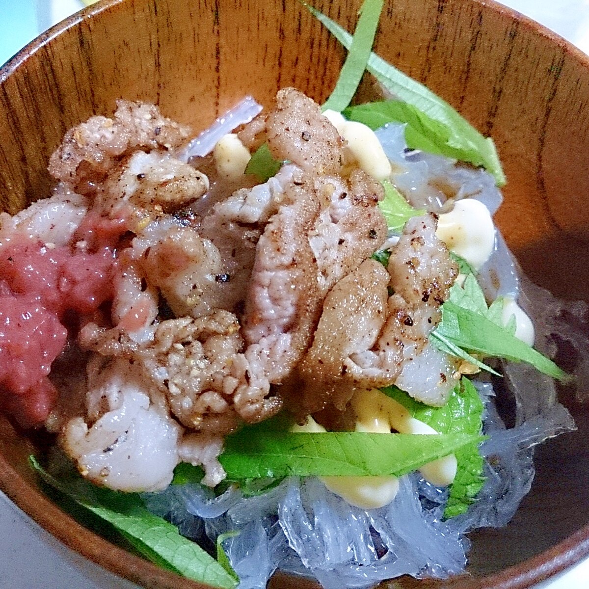 糖質制限 なんちゃって豚唐揚げonなんちゃって麺 レシピ 作り方 By ラムちゃん1224 楽天レシピ 糖質制限 なんちゃって豚唐揚げonなんちゃって麺 レシピ 作り方 By ラムちゃん1224 楽天レシピ